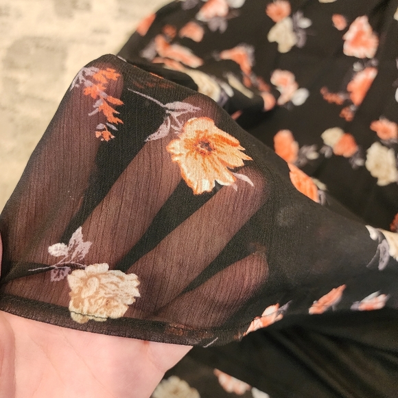 Torrid Pink and Black Sleeveless Maxi Sundress - Picture 6 of 16